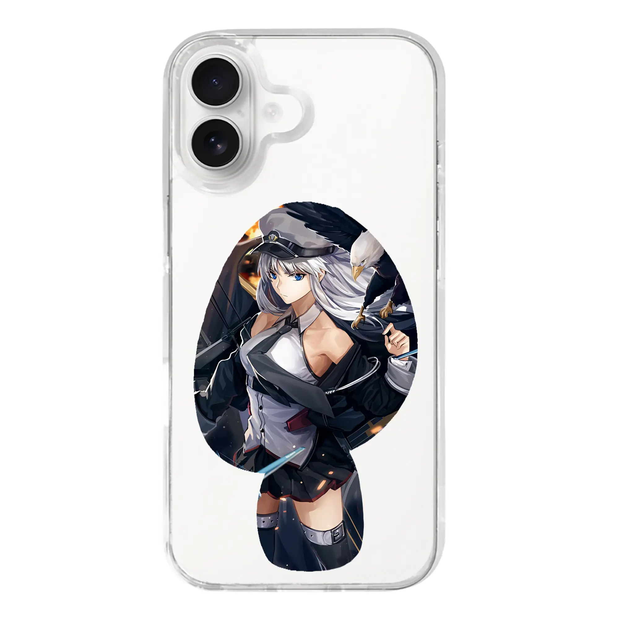 アズールレーン グッズ,エンタープライズ - iPhone 17シリーズ 透明スマホケース – 薄型・耐衝撃・精密フィット保護カバー